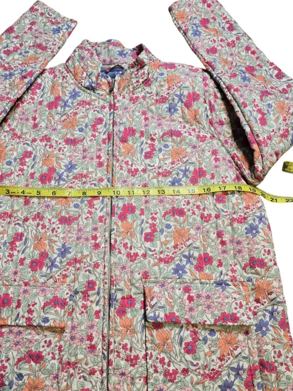 Bagatelle Women’s Quilted Spring Floral‎ Jacket L